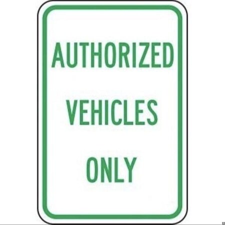 Accuform DESIGNATED PARKING SIGNS 18 in  X 12 in FRP214RA